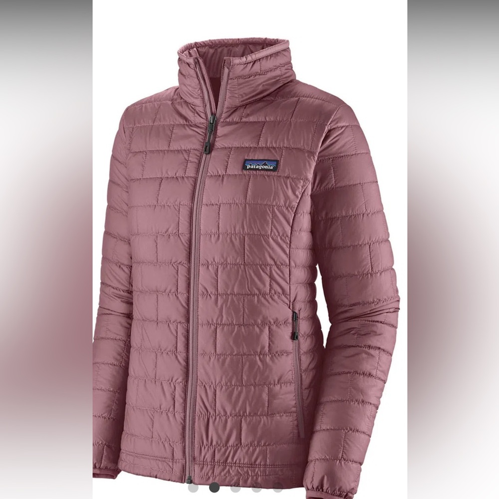 Women’s Patagonia Evening Mauve Nano Puff Jacket.